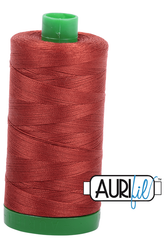 Aurifil Mako 40wt 2-ply Cotton 1000 m 1094 yd. spool - 2385 Terracotta